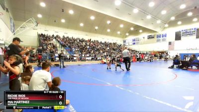 53 lbs Champ. Round 1 - Richie Rios, The Pride Of Nevada vs Mai Martinez, Redwave