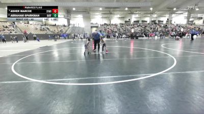 40 lbs Cons. Round 1 - Abraham Sparkman, Wildcats Wrestling vs Asher Marcoe, Seymour Youth Wrestling Club
