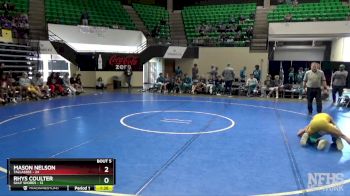 115 lbs Semifinals (8 Team) - Rhys Coulter, Gulf Shores vs Mason Nelson, Tallassee