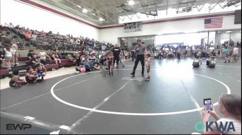 43 lbs Consolation - Trek Castor, Woodward Youth Wrestling vs Emerson Jarboe, South Central Punisher Wrestling Club