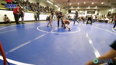 73 lbs Rr Rnd 1 - Kaden Johnson, Locust Grove Youth Wrestling vs Blaze Harbaugh, Black Fox Wrestling Club