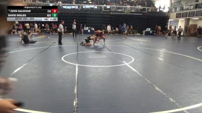 285 lbs Cons. Round 3 - John Saldivar, Fresno City College vs David Ingles, Modesto Junior College