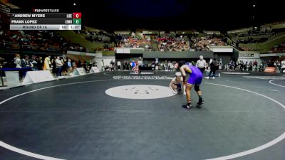 138 lbs Round Of 16 - Andrew Myers, Liberty vs Frank Lopez, Lemoore