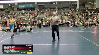 140 lbs Semifinal - Cole Sackett, Angry Fish vs Kaleb Nelson, Powerhouse Wrestling Club