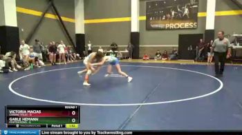 106 lbs Round 1 (3 Team) - Gable Hemann, FEWTeamIowa vs Victoria Macias, Chasing Titles