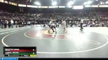 5A 138 lbs Cons. Round 3 - Gabriel Brown, Capital vs Braxton Hanna, Madison