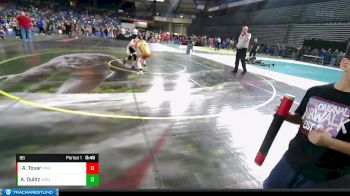 86 lbs 1st Place Match - Ariana Tovar, Prosser Wrestling Academy vs Amelia Dulitz, White River Hornets Wrestling Club