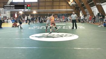 119 lbs Quarterfinal - Cooper Merli, Iron Horse / Journeymen vs Carson Miles, Red Dot Wrestling