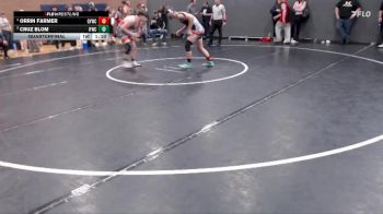 175 lbs Quarterfinal - Cruz Blom, Idaho Falls Wrestling Club vs Orrin Farmer, Grangeville Youth Wrestling Club