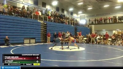 150 lbs Quarterfinals (8 Team) - LT Faust, Oglethorpe County vs Tyler Nelson, Mt. Pisgah Christian School