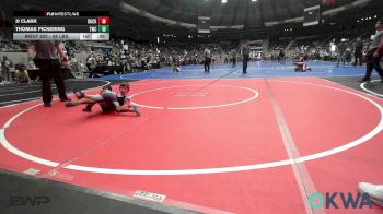 56 lbs Rr Rnd 2 - JJ Clark, Buck Pride Wrestling vs Thomas Pickering, Tahlequah Wrestling Club