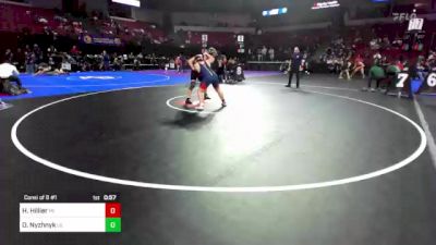 195 lbs Consi Of 8 #1 - Hunter Hillier, Pleasant Grove (SJ) vs Oleksandr Nyzhnyk, Los Gatos (CC)