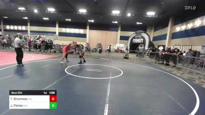 215 lbs Semifinal - Tyler Shumway, Vail Wr Ac vs James Flores, Mat Warriors