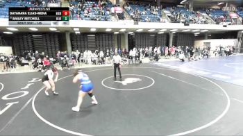 145 lbs Cons. Round 5 - Bailey Mitchell, Unattached vs Dayanara Elias-Mena, Unattached