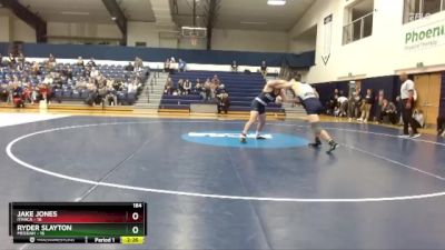 184 lbs Finals (2 Team) - Jake Jones, Ithaca vs Ryder Slayton, Messiah