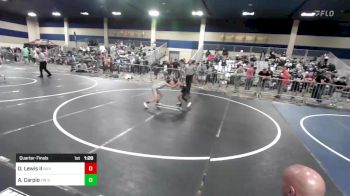 66 lbs Quarterfinal - Dante Lewis II, Silverback WC vs Axel Carpio, FW Spartans