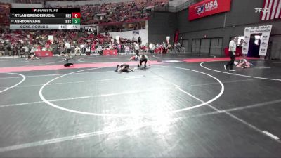 64 lbs Cons. Round 5 - Ashton Vang, Team Nazar Training Center vs Rylan Brendemuehl, Merrill