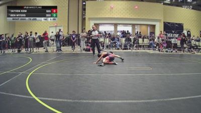 78 lbs Final - Tayven Kem, Ravage WC vs Ben Myers, Shootbox WC