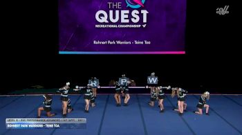 Rohnert Park Warriors - Teine Toa [2026 L2 - Rec Performance Advanced - 14Y (AFF) Day 1] 2026 The Quest