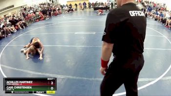 75 lbs Quarterfinals (8 Team) - Case Christensen, Utah vs Achilles Martinez, Team Arizona