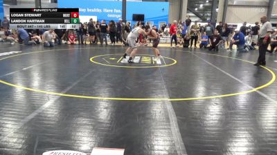 140 lbs Consi Of 8 #2 - Logan Stewart, Worthington vs Landon Hartman, Bellwood