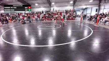124-126 lbs Round 4 - Hayden Cole, Cheyenne East vs Parker `PK` Fox, Natrona County