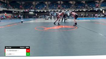 182 lbs Champ. Round 1 - Sebastian Sanderson, Tinley Park vs Jeremiah Luke, Lena Winslow