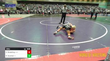 90 lbs Consi Of 8 #1 - Oren Breeding, Crater Mat Club vs Ryder Scanlan, Team Aggression