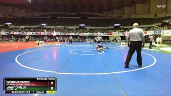 132 lbs Placement (16 Team) - Vinny DiVello, Skyline vs Nicholas Papiro, Delaware Military Academy