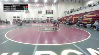 170 lbs Quarterfinal - Aubrey Maupin, Vale vs Audrey Norton, Southridge