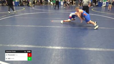 105 lbs Quarterfinal - Zeke Povenski, Felix Wrestling Acad. vs Kasen Hill, Rambler WC