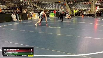 125 lbs Champ. Round 1 - Maxum Rodgers, Border Bandits vs Talas Zimmerman, Immortal Athletics WC