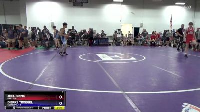 119 lbs Quarters & 1st Wb (16 Team) - Joel Brink, Ohio vs Dierks Troegel, Louisiana