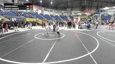 81 lbs Final - Lawson Arrieta, Mile High WC vs Bentley Churape, Ridge WC
