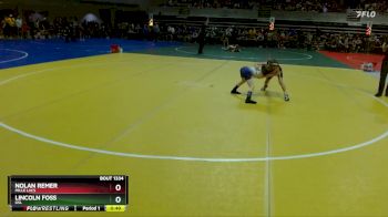 68 lbs Champ. Round 1 - Nolan Remer, Mille Lacs vs Lincoln Foss, GSL