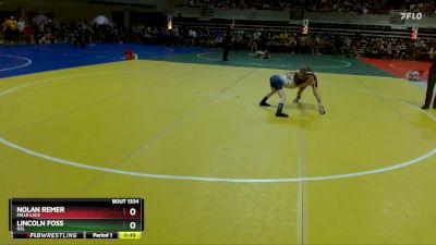 68 lbs Champ. Round 1 - Nolan Remer, Mille Lacs vs Lincoln Foss, GSL