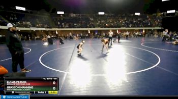 85 lbs Cons. Round 4 - Lucas Peters, Big Game Wrestling Club vs Grayson Manning, Moen Wrestling Academy