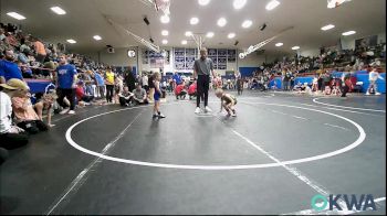 46 lbs Quarterfinal - Rodrick Waitkus, Team Tulsa Wrestling Club vs Brooks Kilmer, Harrah Little League Wrestling