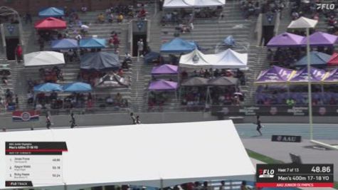 2026 AAU Junior Olympic Games - Youth Boys' 400m, Semi-Finals 8 - Age 17-18