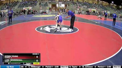 108 lbs Round 3 (4 Team) - Ayden Young, Monroe vs Luke Mendenhall, Crane