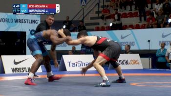 79 kg 1/4 Final - Mohammad Ashghar Nokhodilarimi, Iran vs Jordan Burroughs, United States