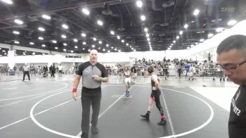 82 lbs Round Of 16 - Larry Meza, Savage House WC vs Braxten Serrano, Stout Wrestling Academy