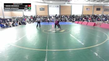 165 lbs Consi Of 4 - Amada Moundele, Lowell vs Jasmine Afrailova, Suffield/Windsor Locks