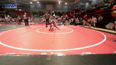 76 lbs Consolation - Gunner Bishop, Bristow Wrestling vs Matthew Lesher, Mojo Grappling Academy