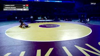 120 lbs 1st Place Match - Jordan Deleon, Oak Ridge vs Annika Scott, Folsom