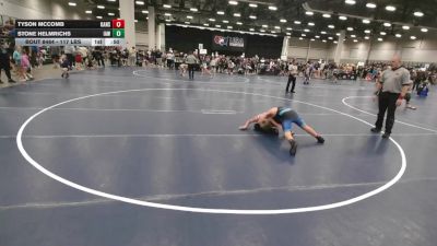117 lbs Cons. Semis - Tyson McComb, Kansas vs Stone Helmrichs, Immortal Athletics WC