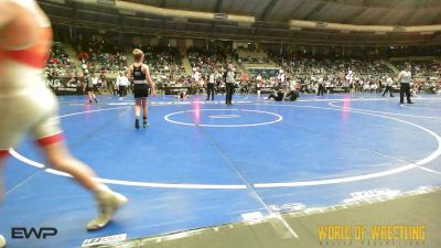 80 lbs Round Of 32 - Carter Krisher, Powhatan vs Maddox Golden, Team Nomad