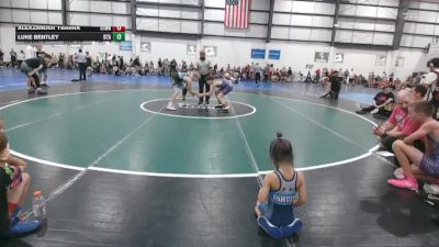 106 lbs Round 2 (6 Team) - Luke Bentley, BELIEVE TO ACHEIVE vs Alexzander Ybarra, EASTERN CAROLINA WRESTLING ACADEMY
