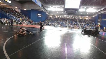 120 lbs Champ. Round 1 - Liam Davis, Lake Highland Preparatory School vs Tanner Milburn, Easton Area Hs