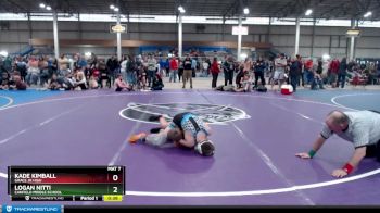 110 lbs Cons. Semi - Logan Nitti, Canfield Middle School vs Kade Kimball, Grace Jr High